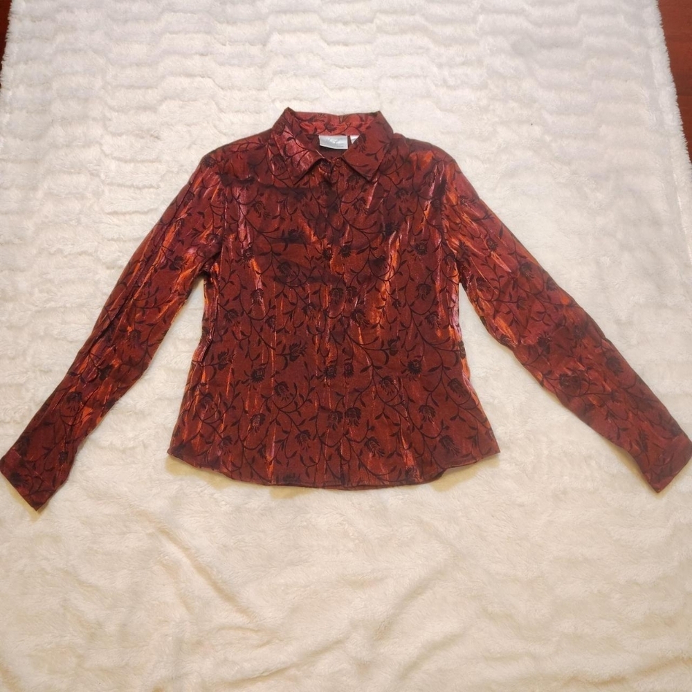 Kathie Lee Collection Vampiric Button Up